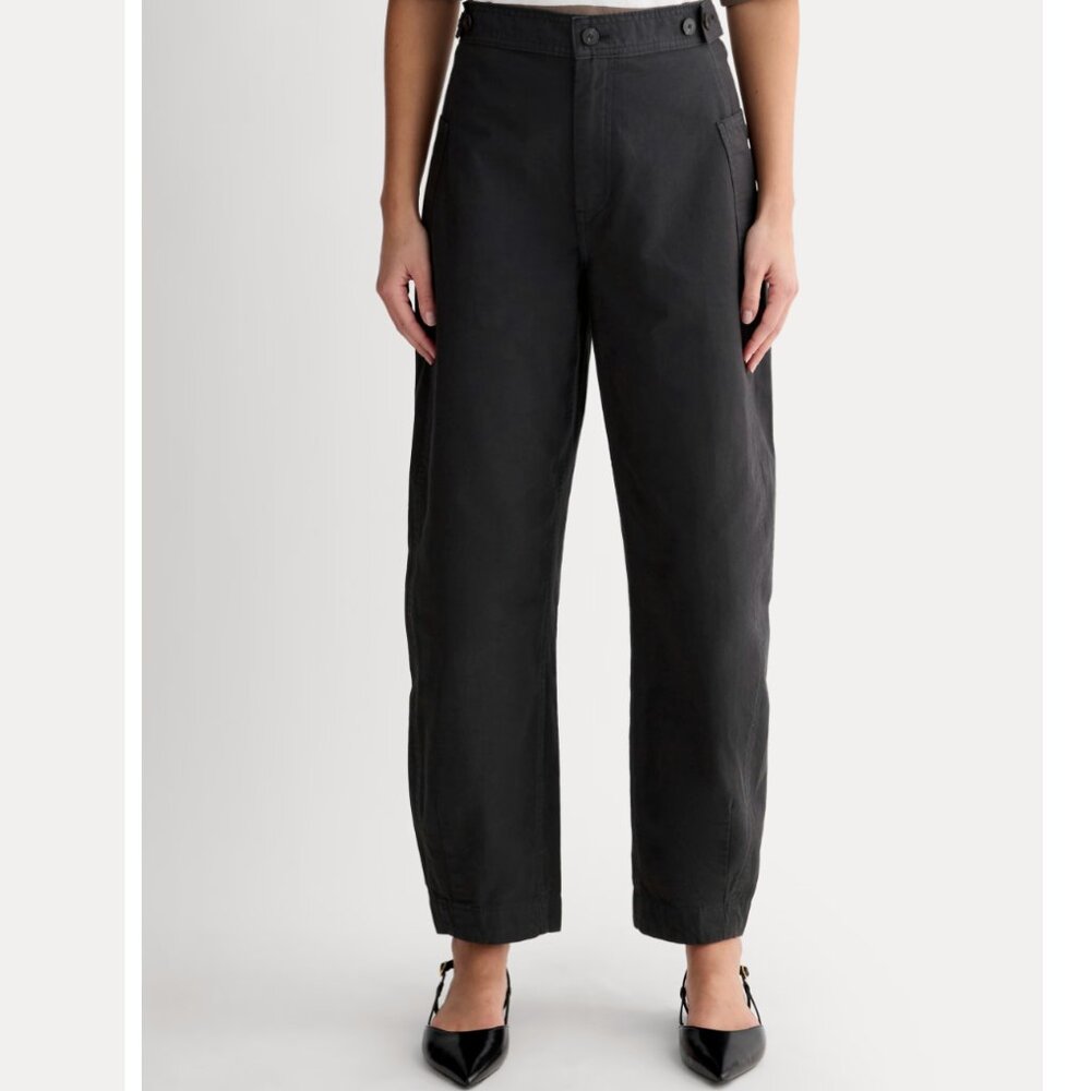 Everlane Fatigue Barrel Pant | Black | Size 4 | NWT